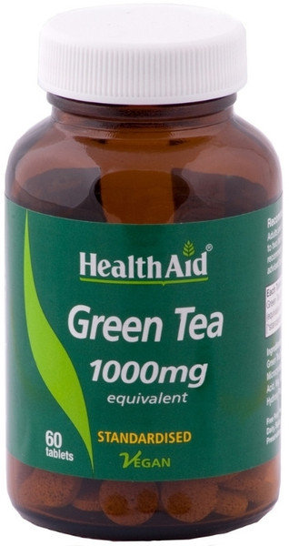 Health Aid Green Tea 1000mg 60tabs 