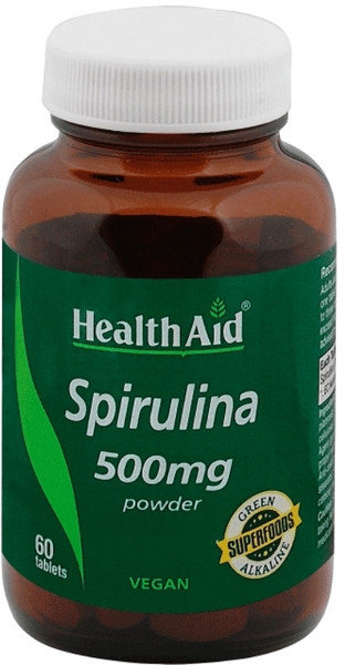 Health Aid Spirulina 500mg 60tabs
