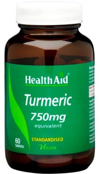 Health Aid Turmeric 750mg 60tabs