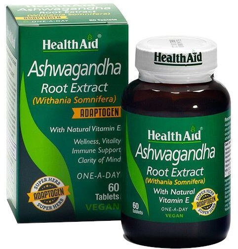 Health Aid Ashwagandha Root Extract 60tabs