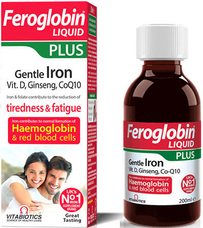 Vitabiotics Feroglobin Liquid Plus Gentle Iron 200ml