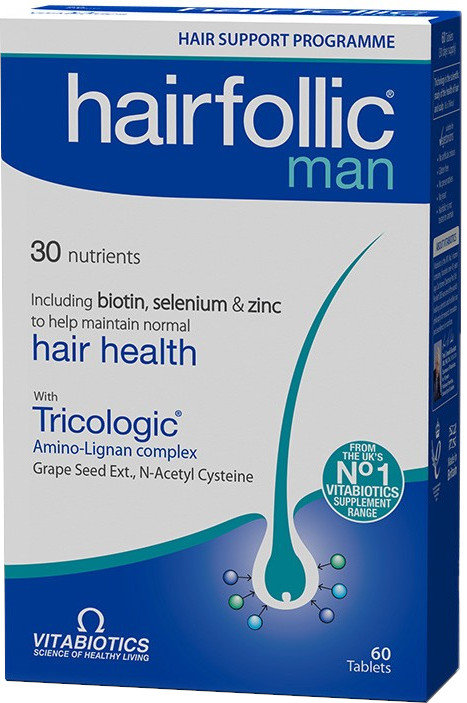 Vitabiotics HairFollic Man 60tabs