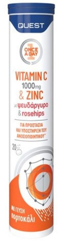 Quest Vitamins Vitamin C 1000mg & Zinc 20eff.tabs