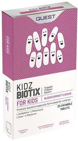Quest Kidz Biotix Friendly Bacteria for Children 30chew.tabs