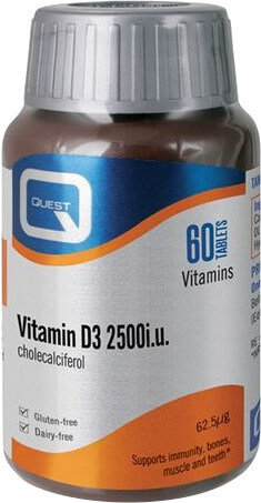 Quest Vitamin D3 2500iu 60 tabs