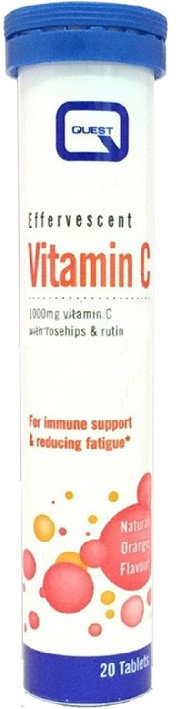 Quest Nutrition Vitamin C 1000mg Rosehips & Rutin 20eff.tabs