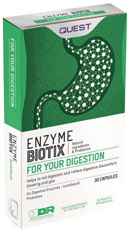 Quest Enzyme Biotix 6 Digestive Enzymes 30caps