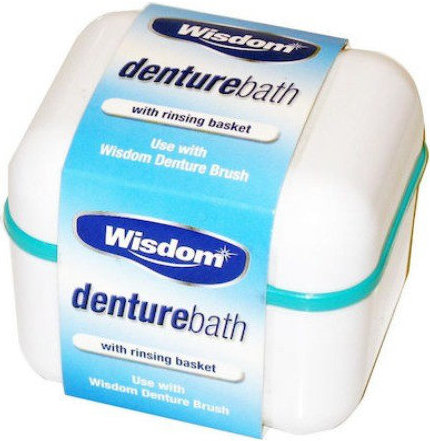 Wisdom Denture Bath Θήκη Τεχνητής Οδοντοστοιχίας 1τμχ