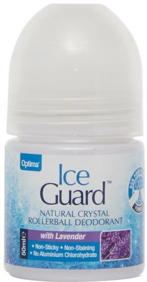 Optima Ice Guard Natural Crystal Rollerball Lavender 50ml