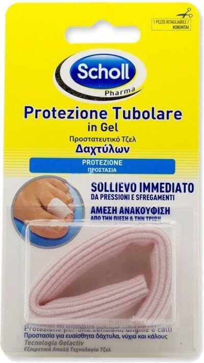 Scholl Protezione Tubolare in Gel 1ζεύγος