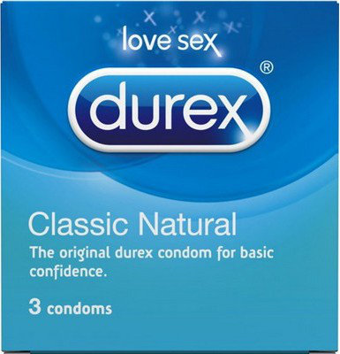 Durex Natural Condoms 3τμχ
