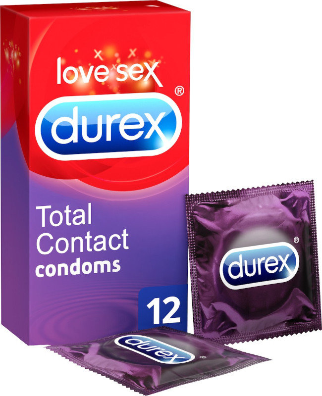 Durex Love Sex Total Contact Condoms 12τμχ