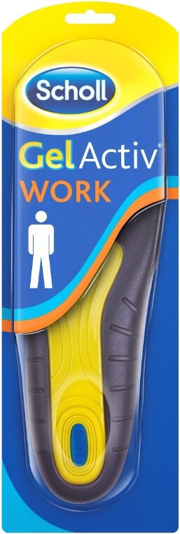 Scholl Gel Activ Work Anatomical Insoles 1ζεύγος