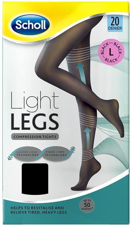 Dr. Scholl's Light Legs Compression Tights Black 20 Den Large 1τμχ