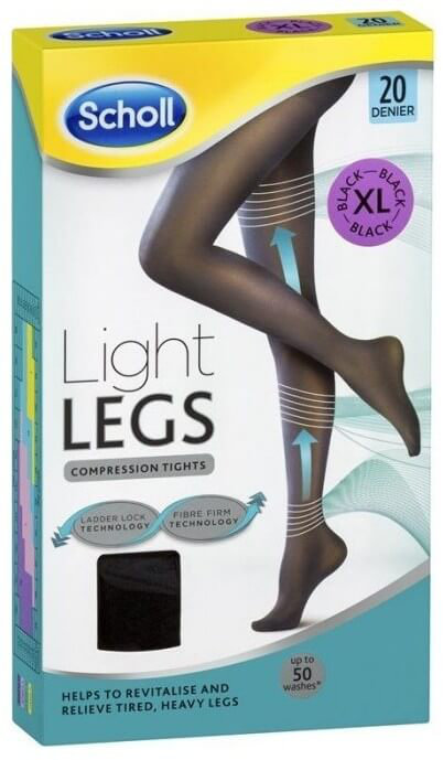 Dr. Scholl's Light Legs Compression Tights Black 20 Den XL 1τμχ