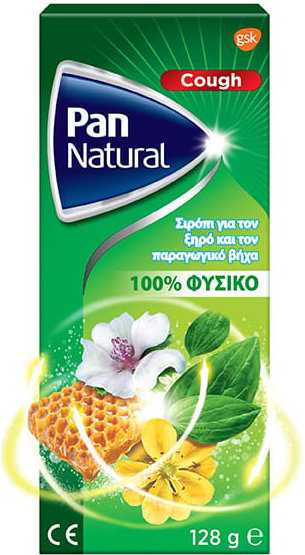 Pan Natural Cough Syrup for Dry & Productive Cough 128gr