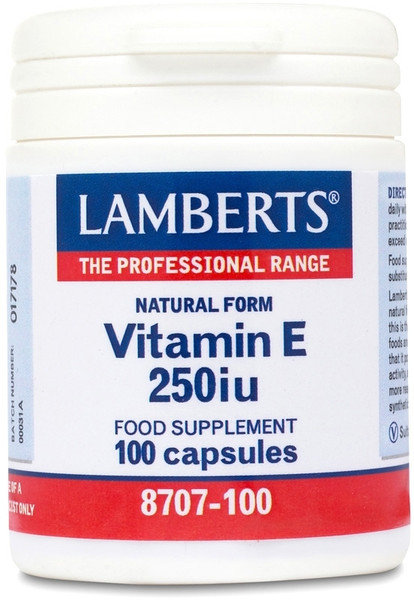 Lamberts Vitamin E 250iu 100caps