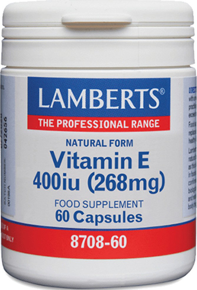 Lamberts Vitamin E 400iu Natural Form 60caps