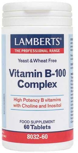 Lamberts Vitamin B-100 Complex 60tabs  