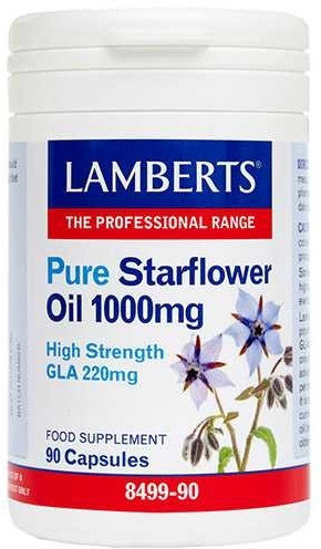 Lamberts Pure Starflower Oil 1000mg 90caps