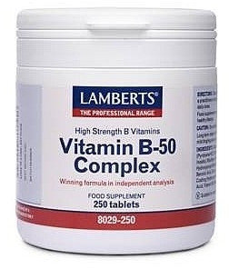 Lamberts Vitamin B-50 Complex 250tabs