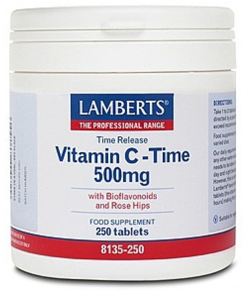 Lamberts Vitamin C Time Release 500mg 250tabs