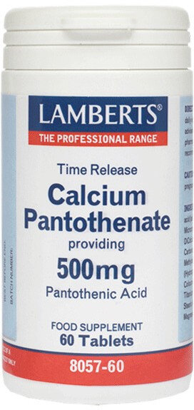 Lamberts Calcium Pantothenate 500mg 60tabs