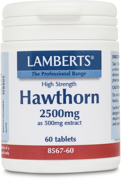 Lamberts Hawthorn 2500mg 60tabs