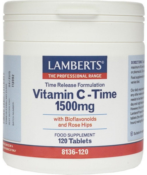 Lamberts Vitamin C Time 1500mg 120tabs