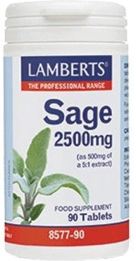 Lamberts Sage 2500mg 90tabs