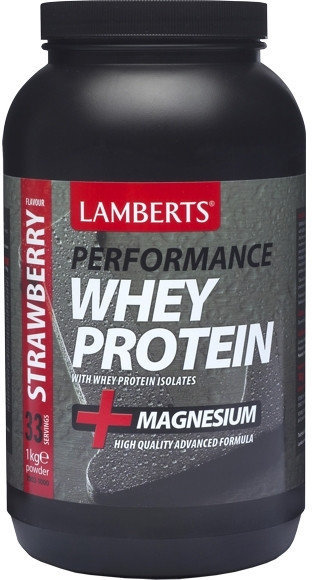 Lamberts Whey Protein & Magnesium Strawberry 1000gr
