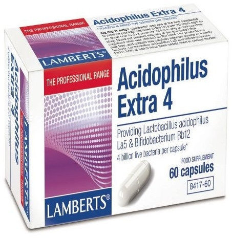 Lamberts Acidophilus Extra 4 (Milk Free) 60caps Lamberts Acidophilus Extra 4 (Milk Free) 60caps