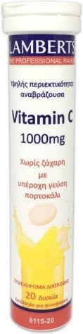 Lamberts Vitamin C 1000mg 20eff.tabs