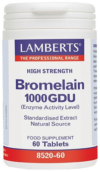Lamberts Bromelain 1000GDU 400mg 60tabs
