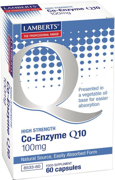 Lamberts Co-Enzyme Q10 100mg 60caps