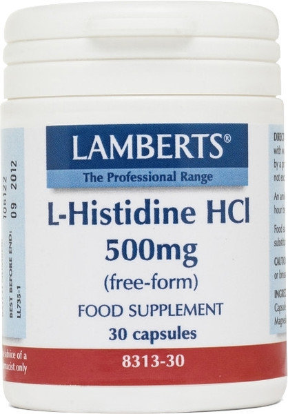 Lamberts L-Histidine 500mg 30caps