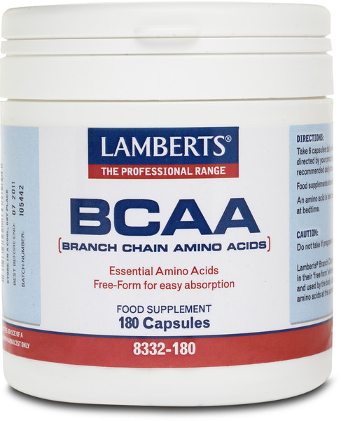 Lamberts BCAA Branch Chain Amino Acids 180caps