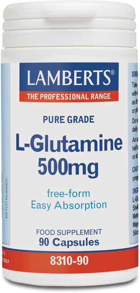 Lamberts L-Glutamine 500mg 90caps