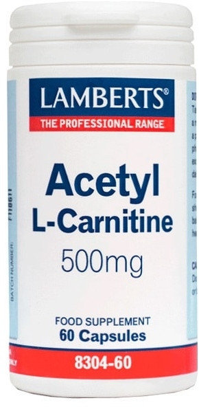 Lamberts Acetyl L-Carnitine 500mg 60caps