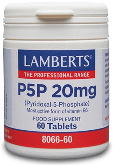 Lamberts P-5-P 20mg 60tabs