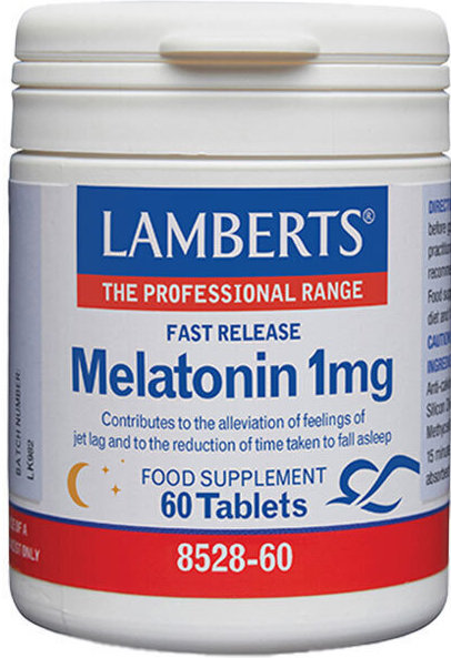 Lamberts Melatonin 1mg 60tabs