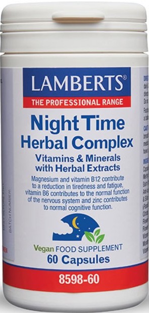 Lamberts Night Time Herbal Blend 60vcaps