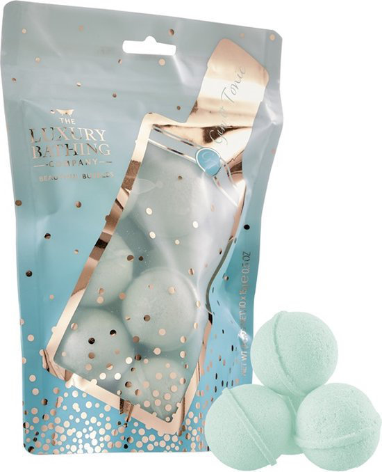 Grace Cole Cocktail Bath Fizzers Pouch Gin & Tonic Set Bombs