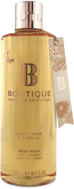 Grace Cole Boutique Amber, Musk & Vanilla Body Wash 500ml