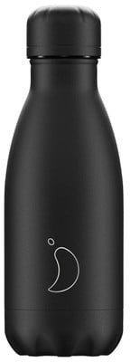 Chilly's Bottle All Black Special Edition Reusable 260ml