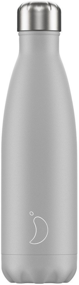 Chilly's Bottle Monochrome Light Grey 500ml 