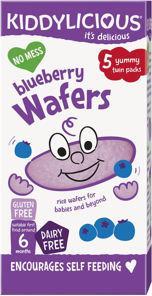Kiddylicious Blueberry Wafers Mini 6m+ 20gr