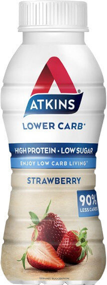 Atkins Lower Carb  Ready To Drink Strawberry 330gr