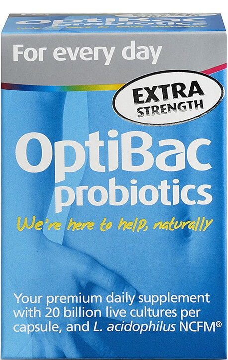 OptiBac Probiotics for Every Day Extra Strength 30caps