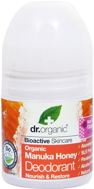 Dr. Organic Manuka Honey Deodorant Roll On 50ml